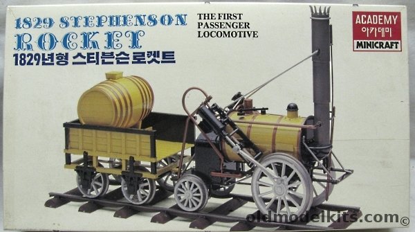 Academy 1/26 George Stephensons 1829 Rocket - First Passenger Locomotive, CA-040 plastic model kit
